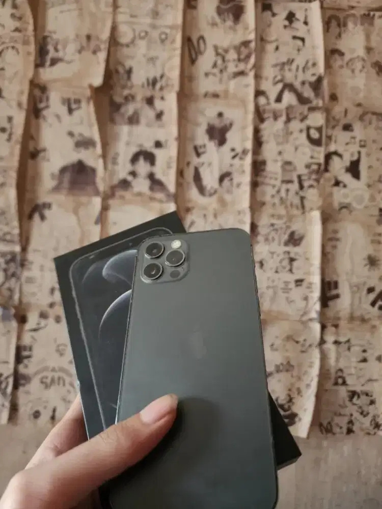 Iphone 12pro 128gb ex inter warna space grey