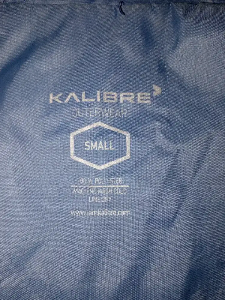 Jaket parasut KALIBRE warna biru