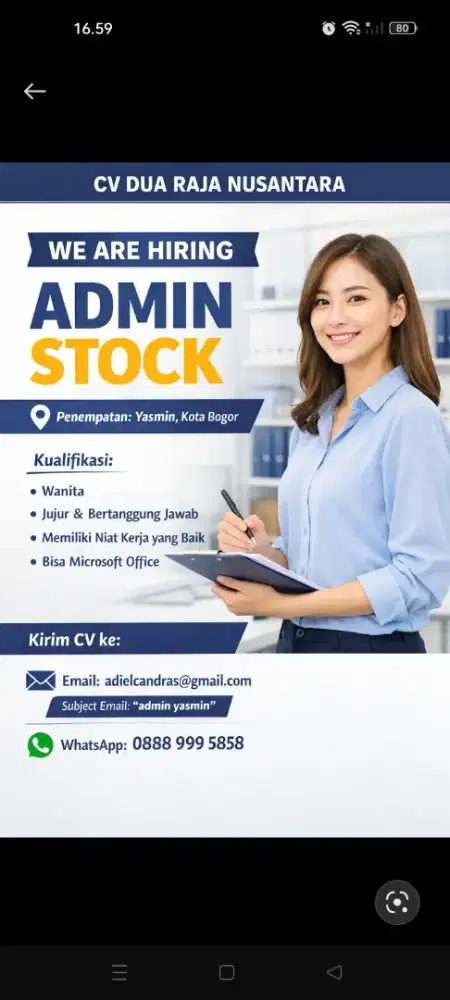 Lowongan kerja untuk wanita