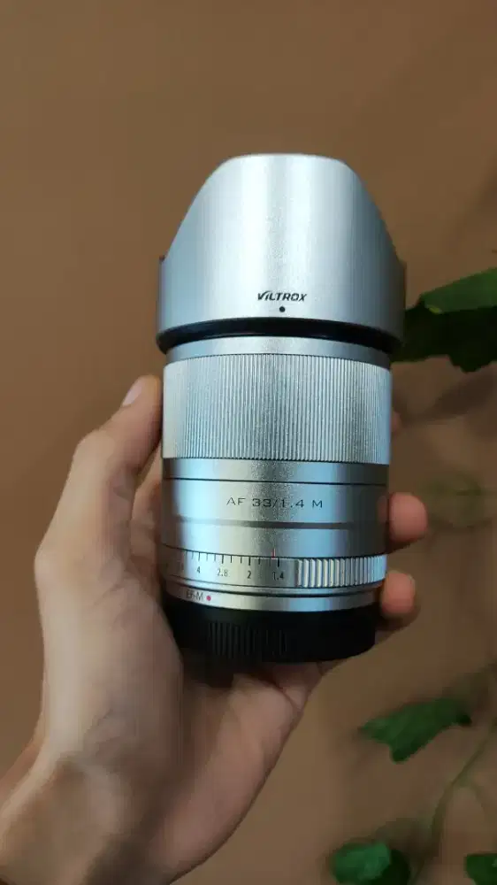 Lensa Viltrox AF 33mm F1.4 For Eos M. Good Condition