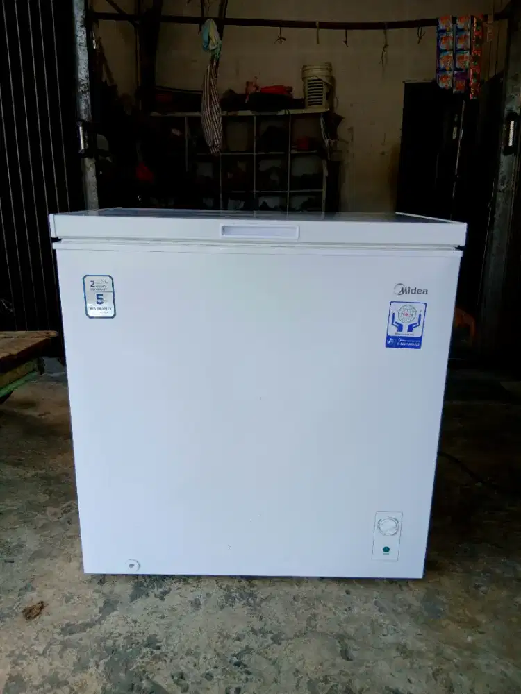 Jual kulkas freezer box MIDEA 200 LITER