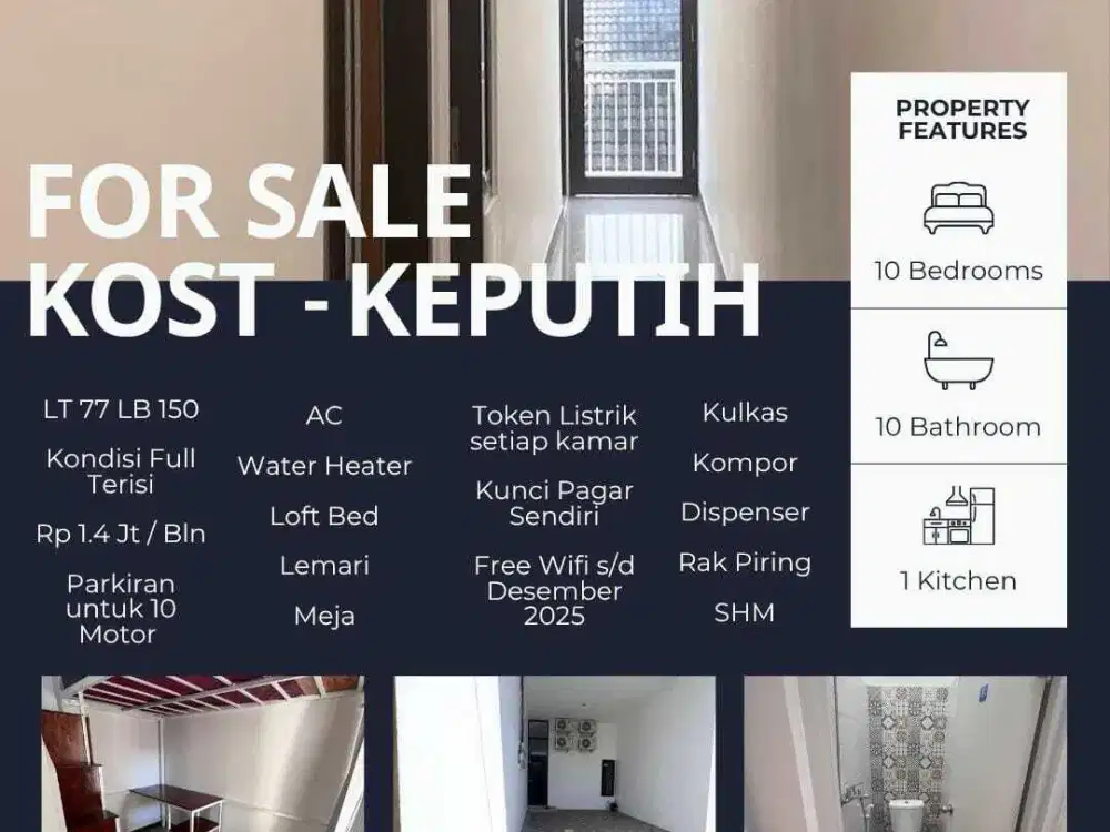 Ready Full Penghuni Rumah Kost Keputih dekat ITS Hang tuah Surabaya