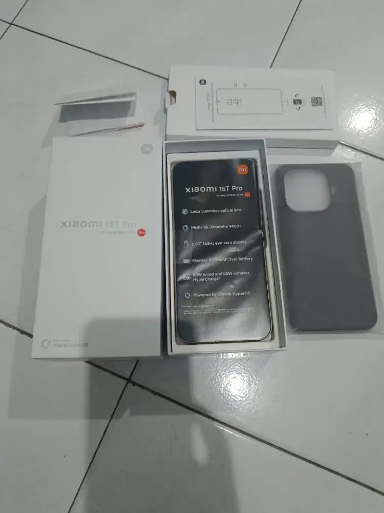 Xiaomi 15T Pro 5G Ram 12/512GB Fullset Mocha Gold  Resmi