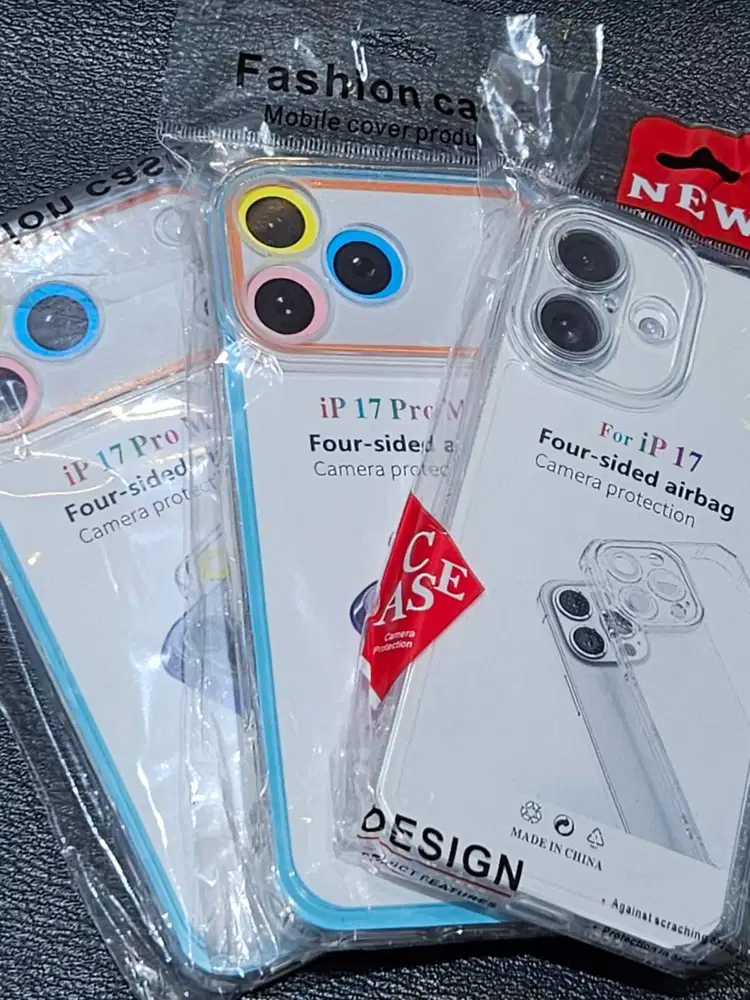 casing iphone 17 dan 14 pro max clear new