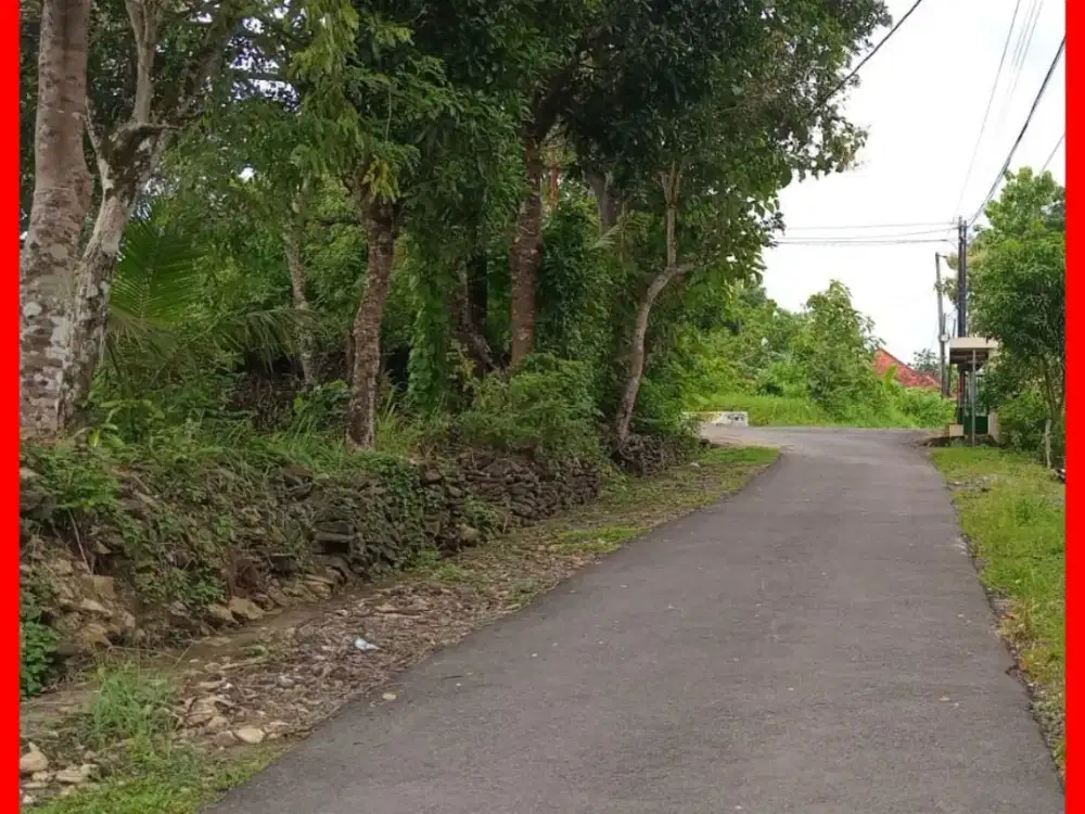 Tanah Jogja Siap Bangun Cocok Villa SHM Pekarangan