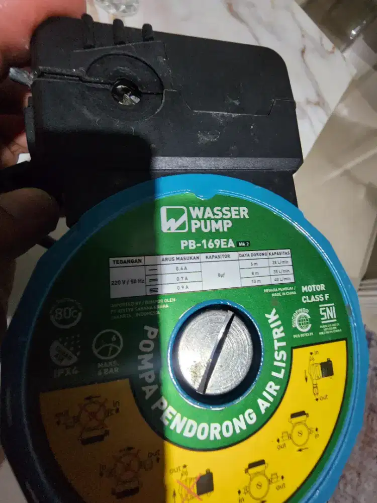 Dijual mesin pendorong wasser pump pb169ea masih baru dibuka