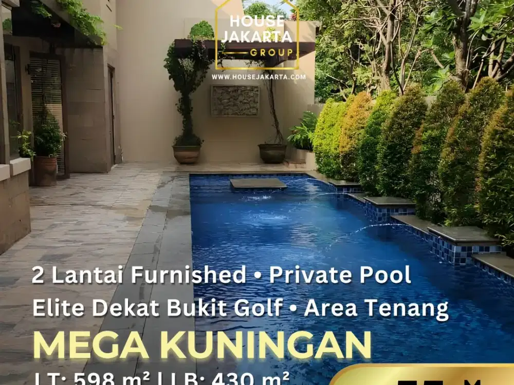Rumah Mega Kuningan Prime Area Dekat Komplek Menteri . Kawasan Elite