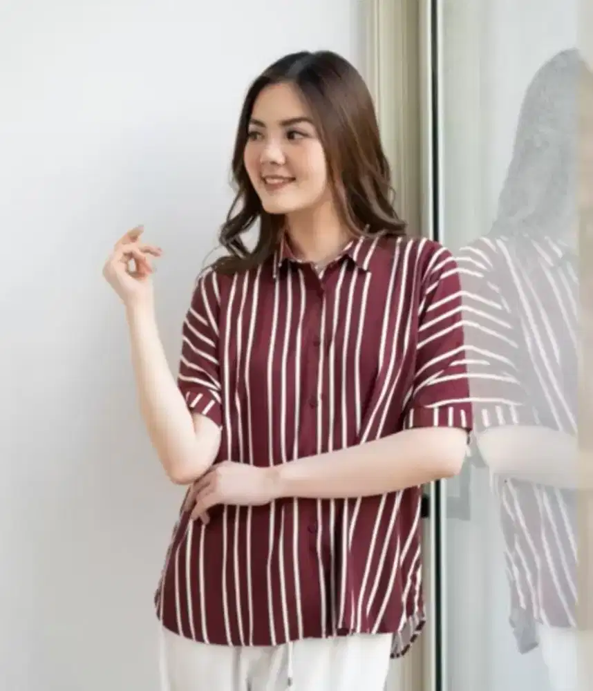 Jual Baju Atasan Kemeja Blouse Wanita Lengan. Urban Exchange