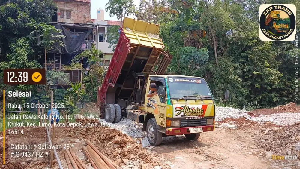 Jasa Angkut Buang Puing Dan Tanah Urugan