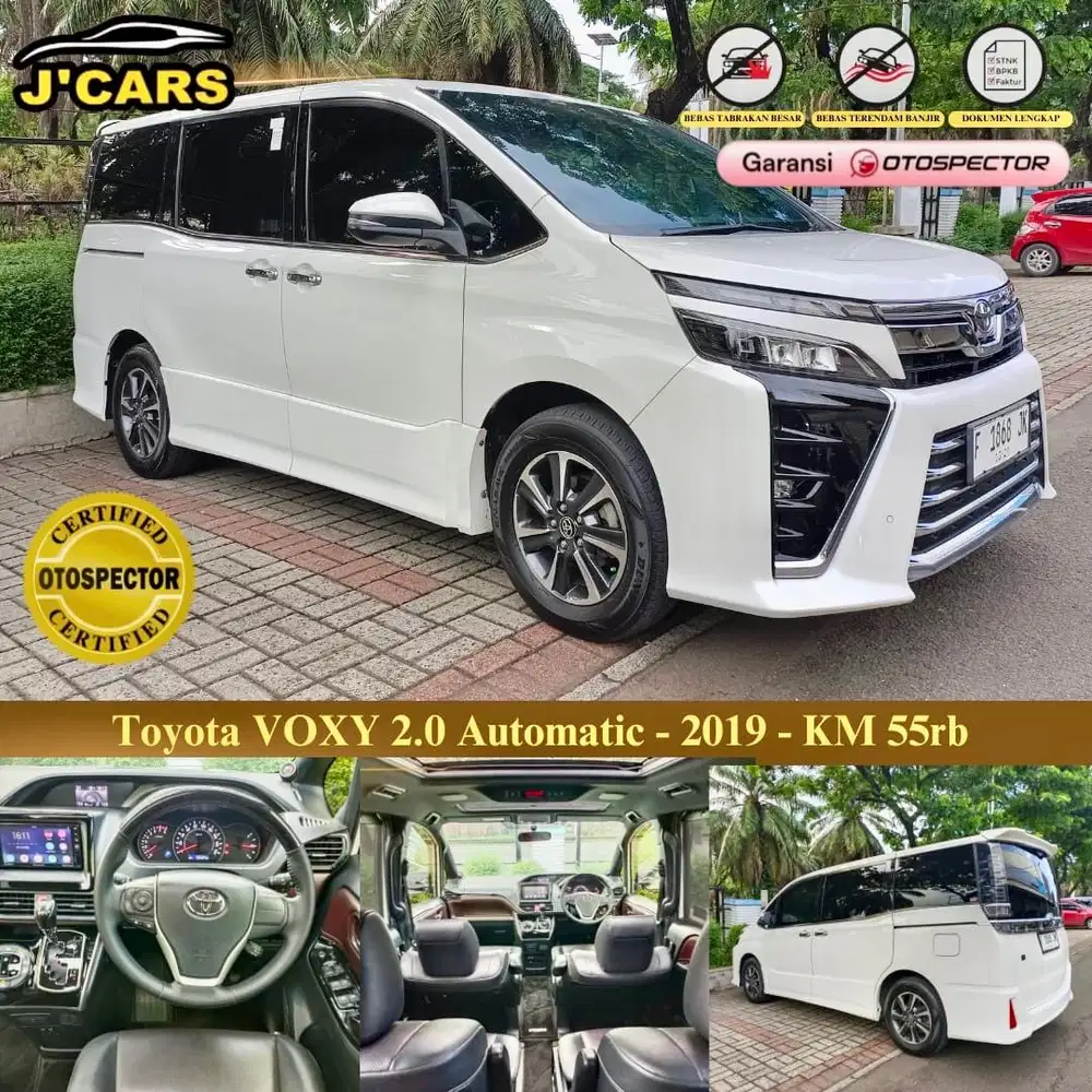 [KM 55k] Toyota Voxy 2.0 AT 2019 Automatic Ringan Murah