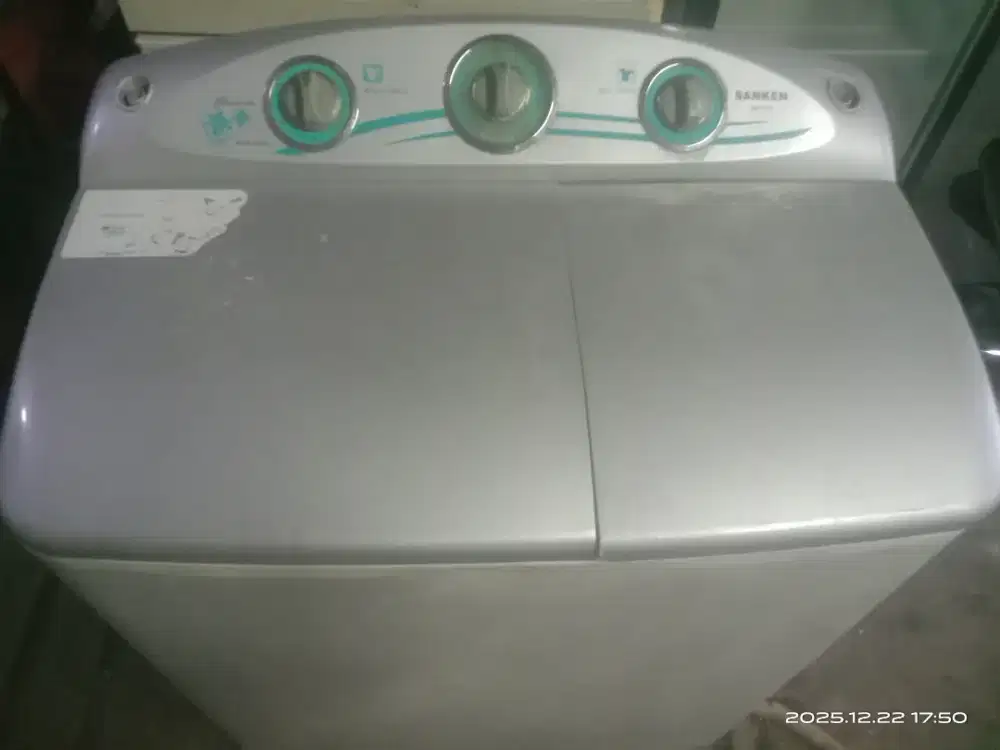 Mesin cuci sanken 2 tabung