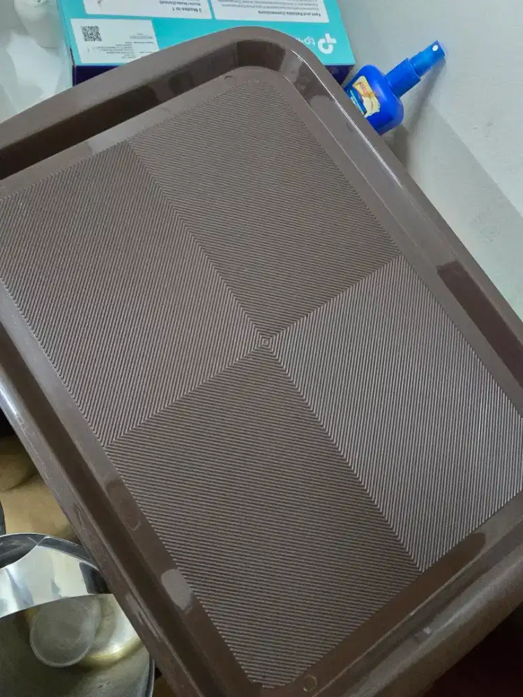 Nampan coklat foodcourt