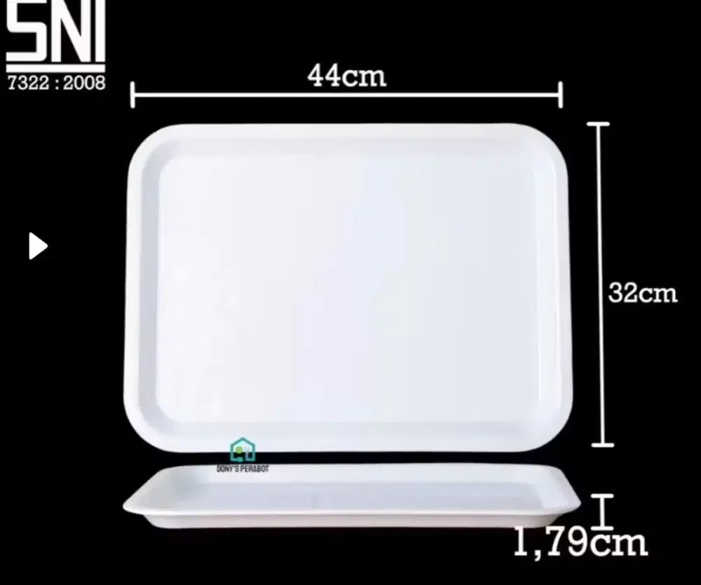 Nampan putih serbaguna