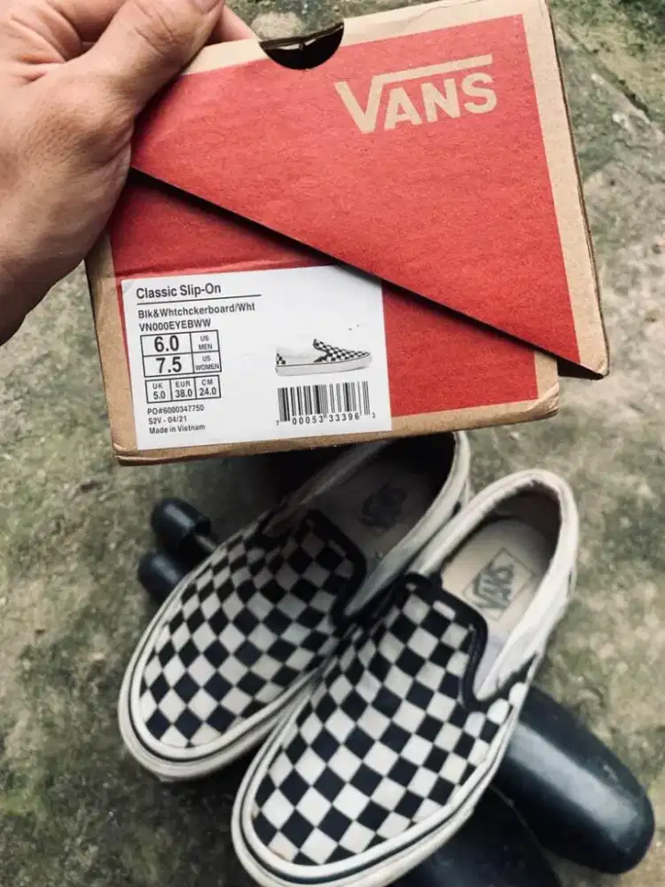 Vans Slip On Chekrboard