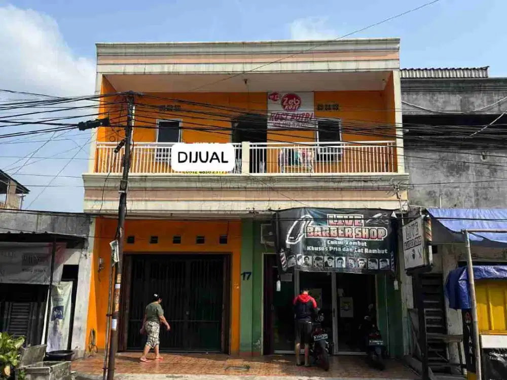 DIJUAL RUKO BERIKUT KAMAR KOST AN DI PERUM HARAPAN KITA DEKAT KE LIPPO SUPERMAL DAN PINTU TOL KARAWACI