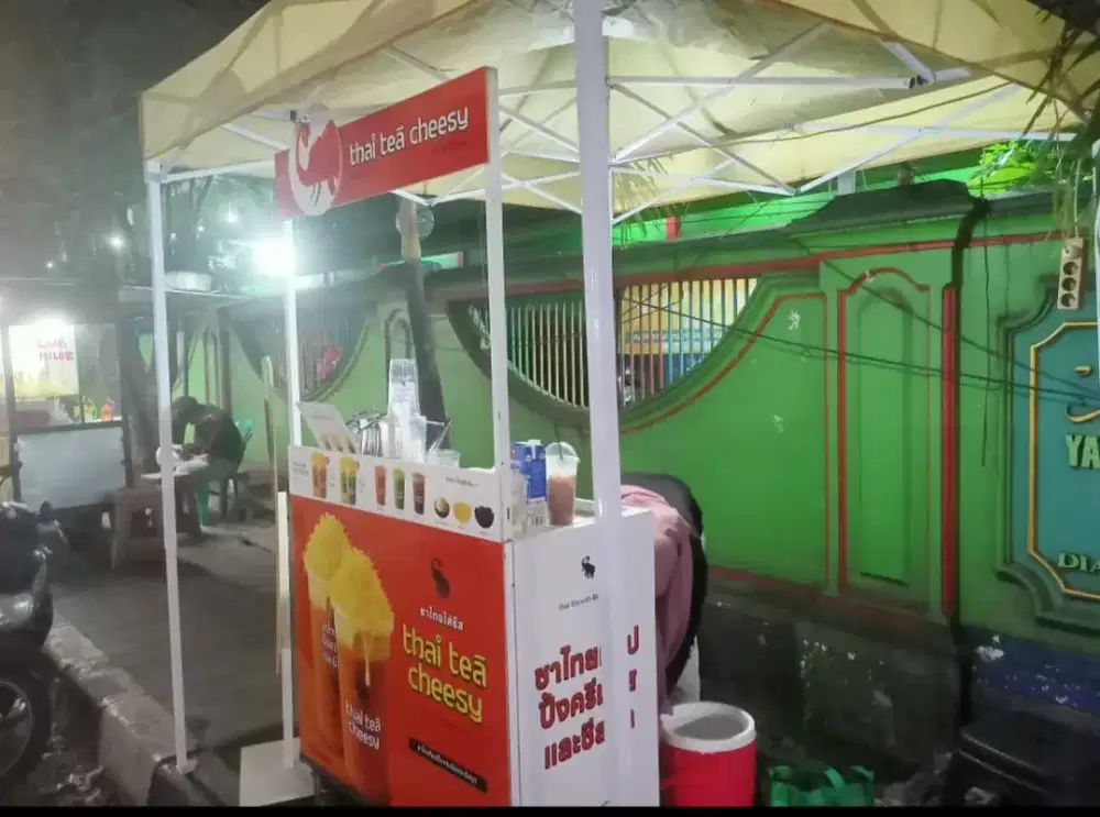 BOOTH THAITEA KEKINIAN DAN JUAL TAKE ALL PERABOTAN /JUAL CEPAT