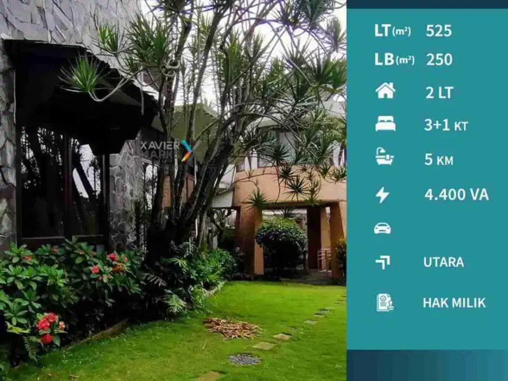 DIJUAL VILLA TERAWAT, FULL FURNISH DI KLUB BUNGA RESORT, KOTA BATU