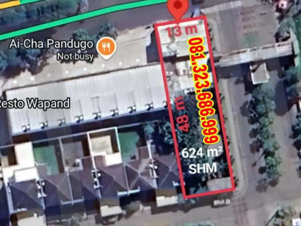 Rumah Hitung Tanah Raya Pandugo dkt Rungkut Medokan Baruk Wiguna Wonorejo Puri Mas