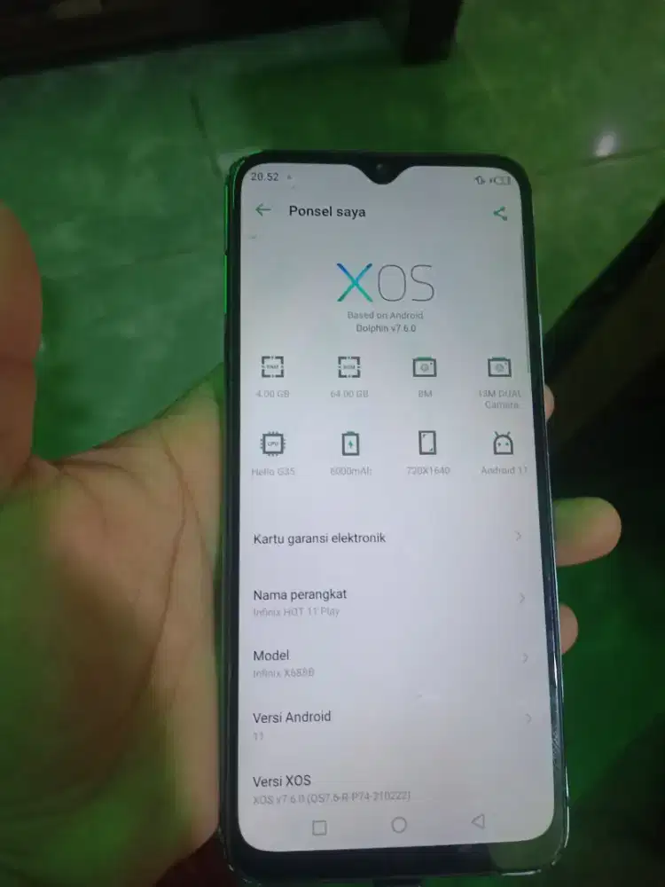 Jual cpt Infinix ram 4