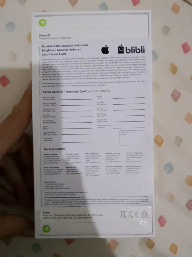 iPhone 15 pink 128 ibox