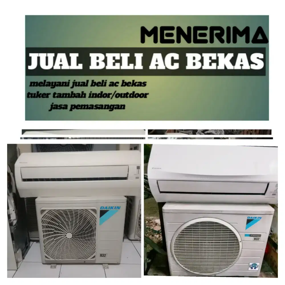 Terima ac bekas rusak