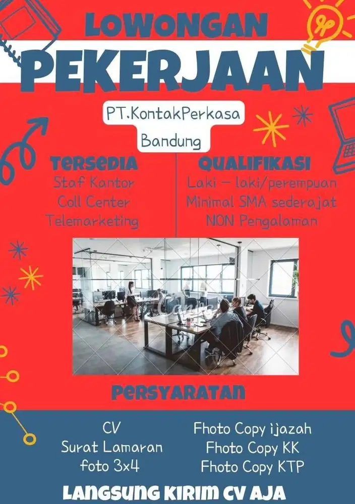 Kerja Tanpa Pengalaman