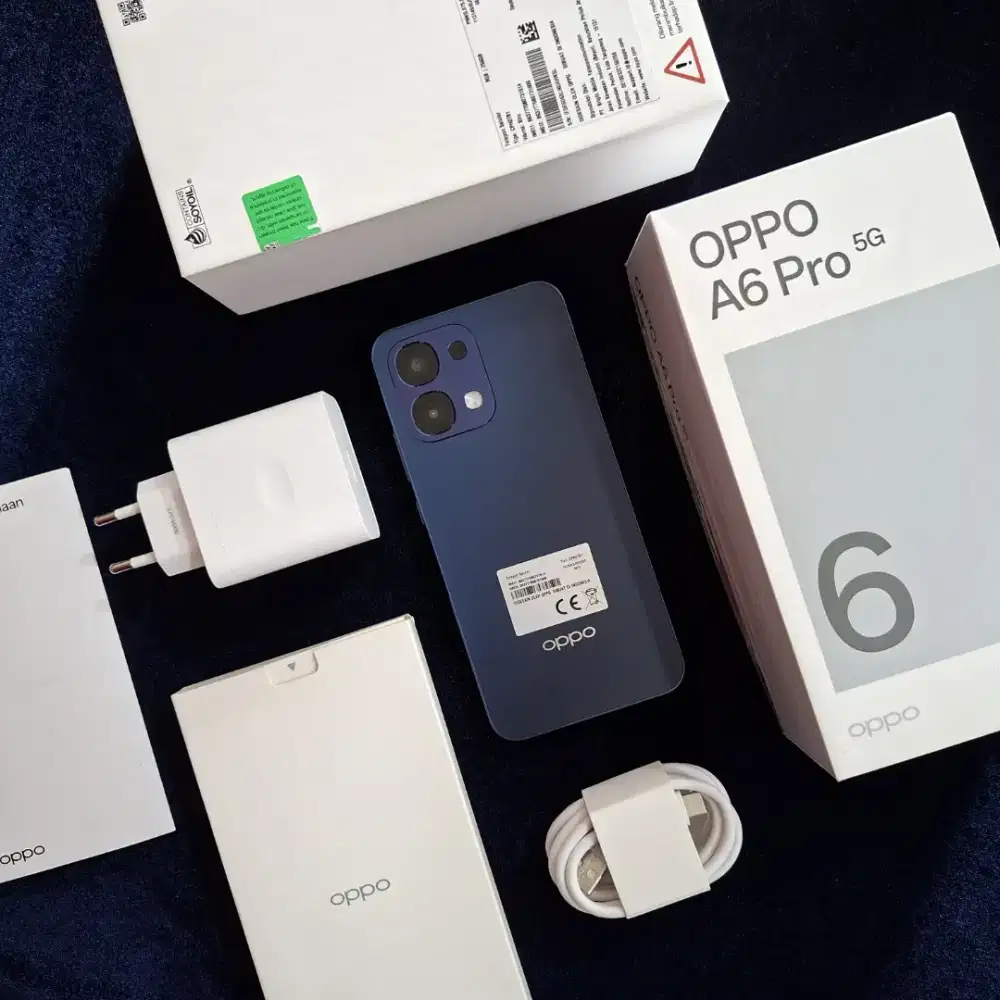 Oppo A6 Pro 5G 8/256 Fullset Mulus Pemakaian 2minggu Like New