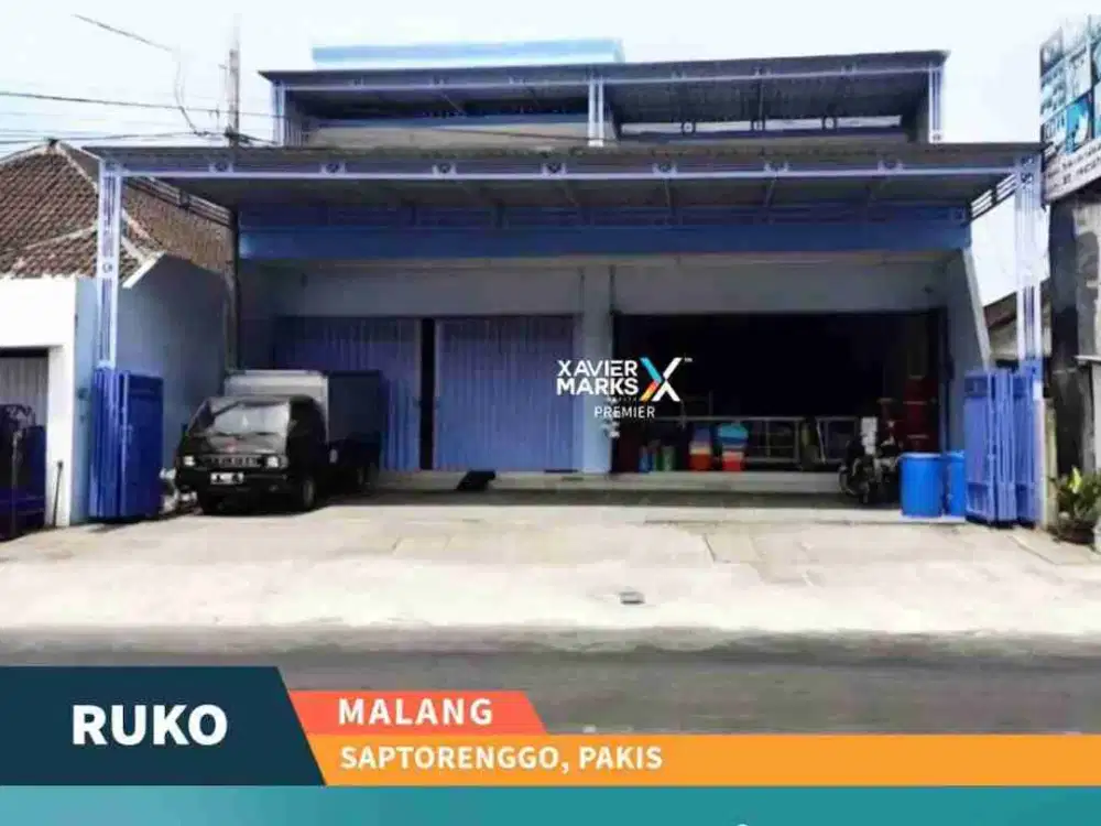 Disewakan 2 Ruko jejer di Poros Raya Saptorenggo, Kec. Pakis Malang