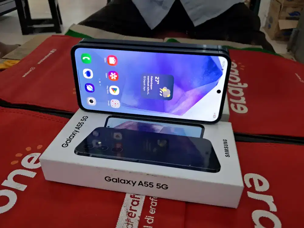 Samsung A55 5G 8/256 GB lengkap no minus