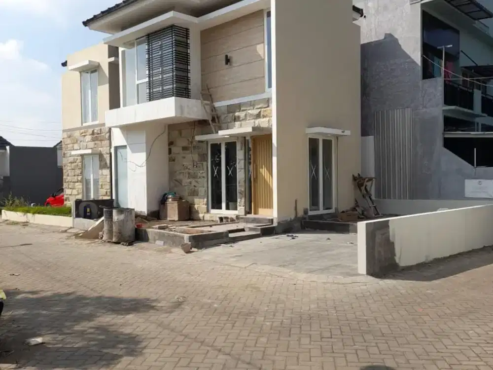 rumah murah bangunan baru ready stock suhat dkt borobudur griya shanta permata jingga green orchid candi mendut barat