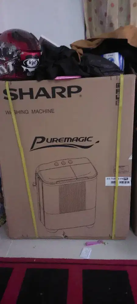 Mesin cuci 2 tabung sharp kondisi baru