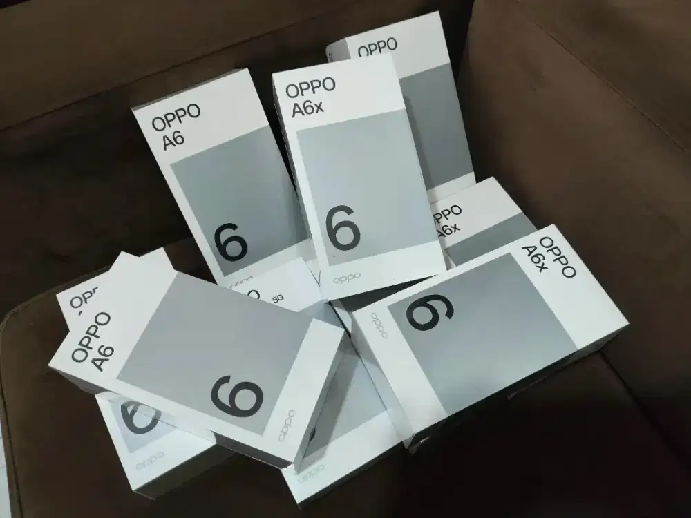 OPPO A6x Series  RAM 6/256 6/128 GB BARU SEGEL GARANSI RESMI