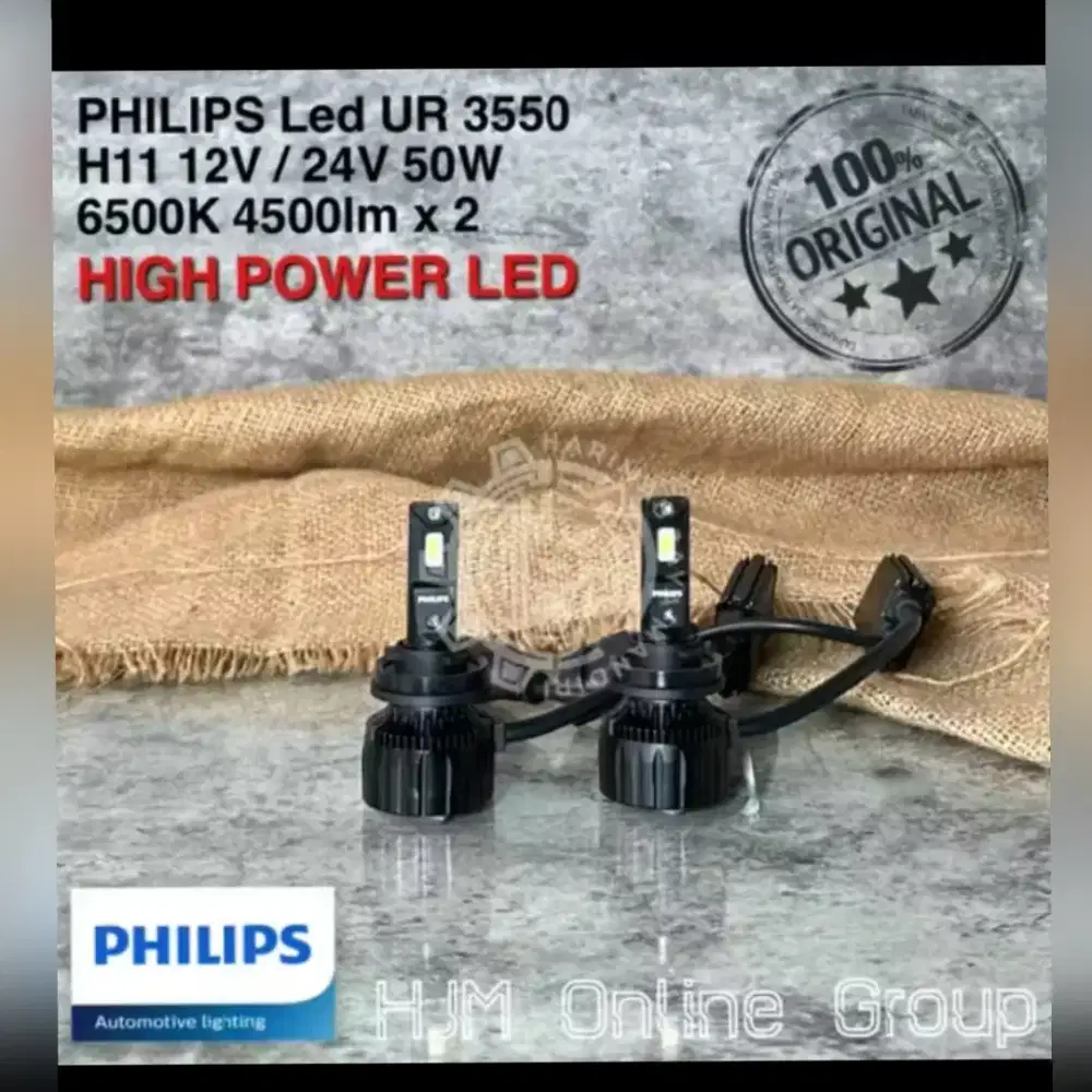 LED Philips Ultinon Rally 3550 H4 original