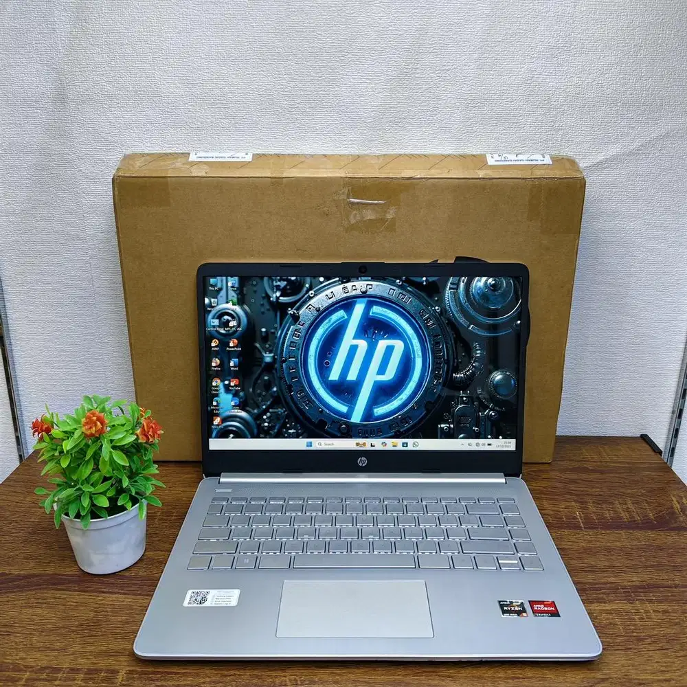 laptop Hp14s-Fq1135Au Ryzen 5-5500U Ram 16GB SSD 512GB Fullsset