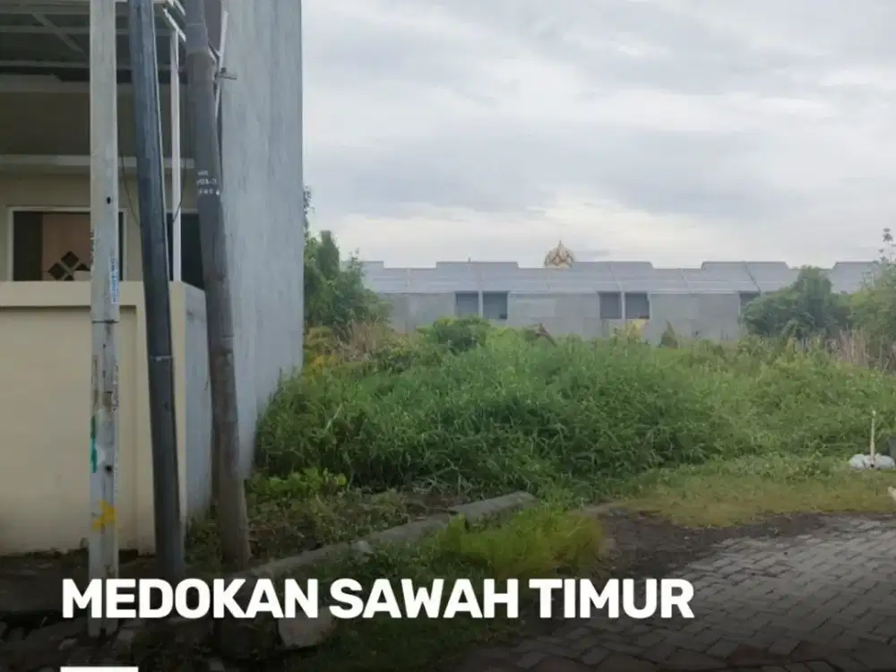 Kavling Medokan Sawah Timur ROW 2.5 MOBIL STRATEGIS