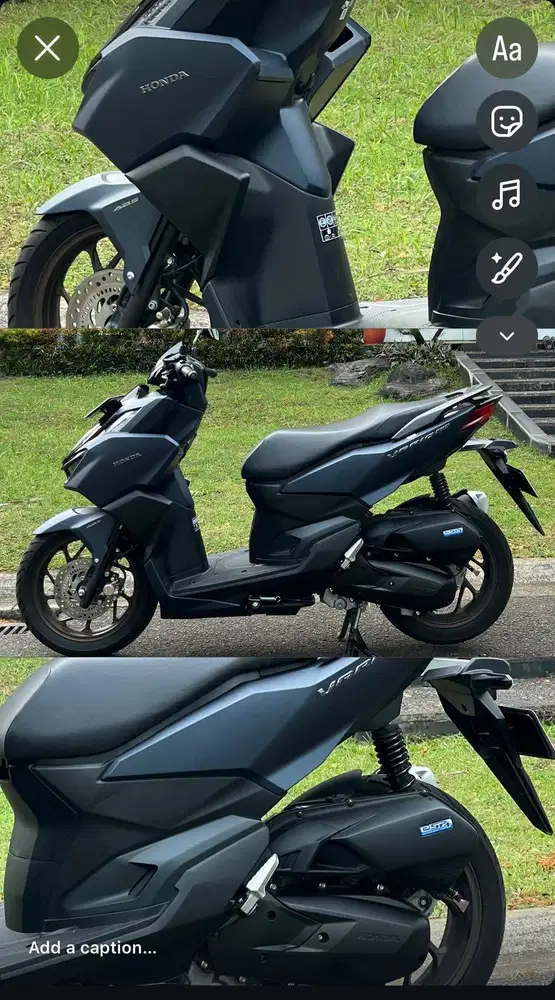 Jual santai vario 160 abs .. KM 1700 . Lokasi Kelapa Gading.