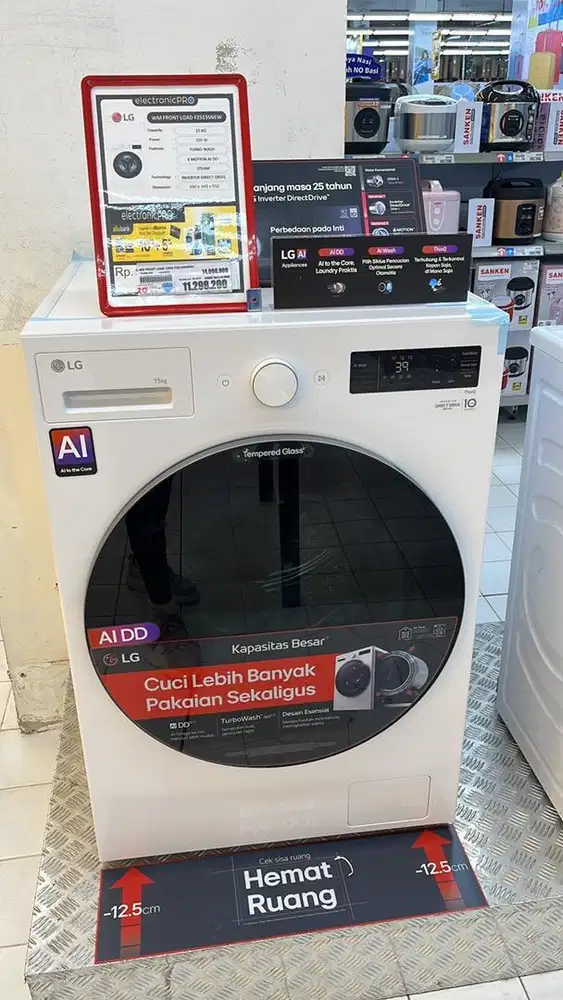 SEGAMPANG ITU CICILAN MESIN CUCI LG CUKUP PAKAI KTP SAJA
