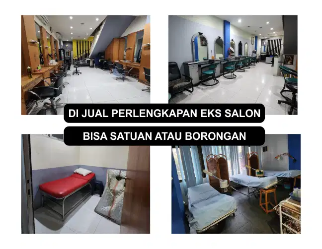 Jual Perlengkapan Salon Lengkap (Kursi, Kaca, Ranjang Facial & Sauna)