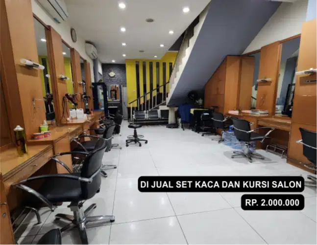 Jual Perlengkapan Salon Lengkap (Kursi, Kaca, Ranjang Facial & Sauna)