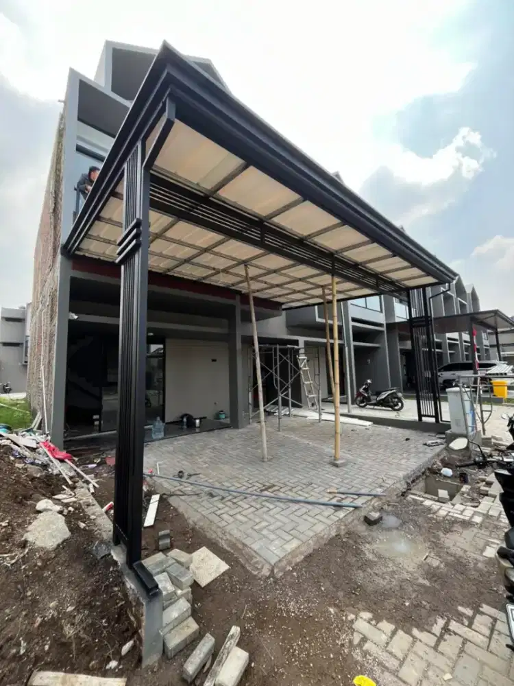 Kanopi minimalis desain awet