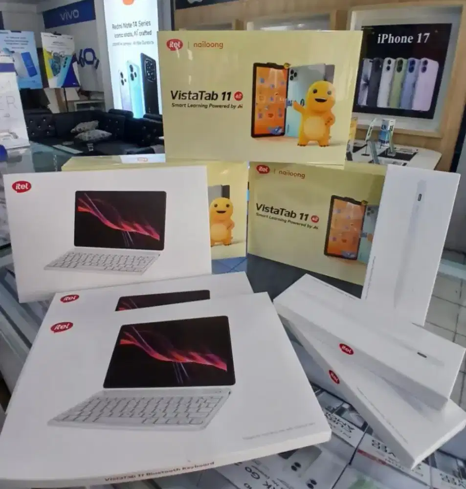 Itel vista tab 11 4G 4/128 baru spesial giftbox