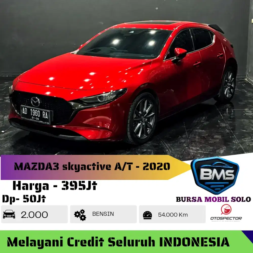 ( DP 50jt ) MAZDA3 HB 2020 AT