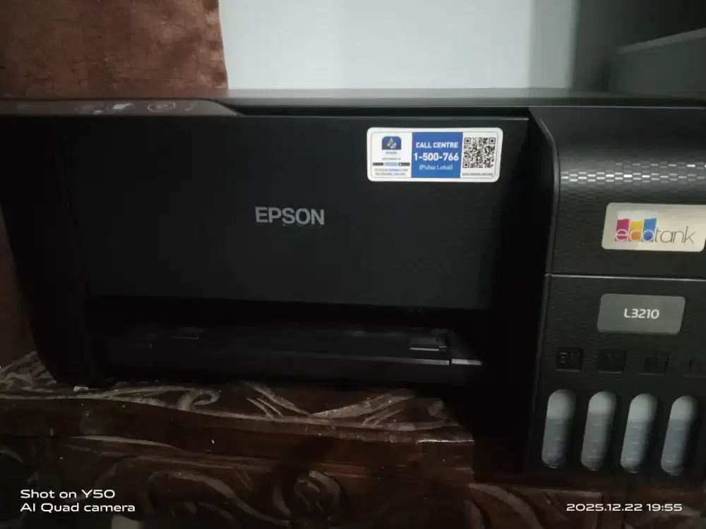 Epson L3210 tinta dan cantrigde ok. Mesin eror