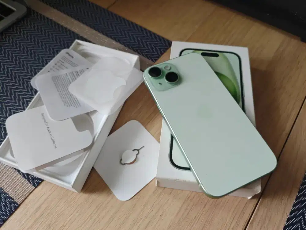 iPhone 15 128gb Garansi iBox Aktif BH 92% Like New