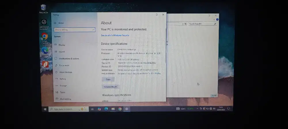Laptop Acer E11 ram 4GB/HDD 500GB jual BU bisa TT