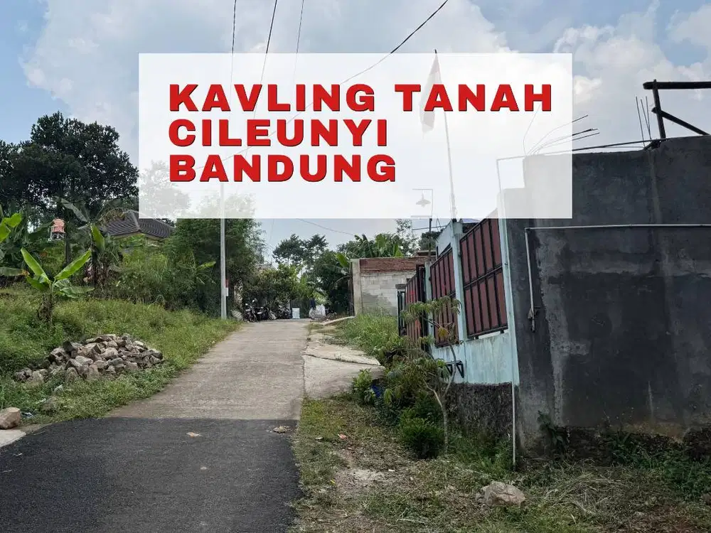 2 KAVLING EKSKLUSIF SHM SIAP HUNI DI CILEUNYI