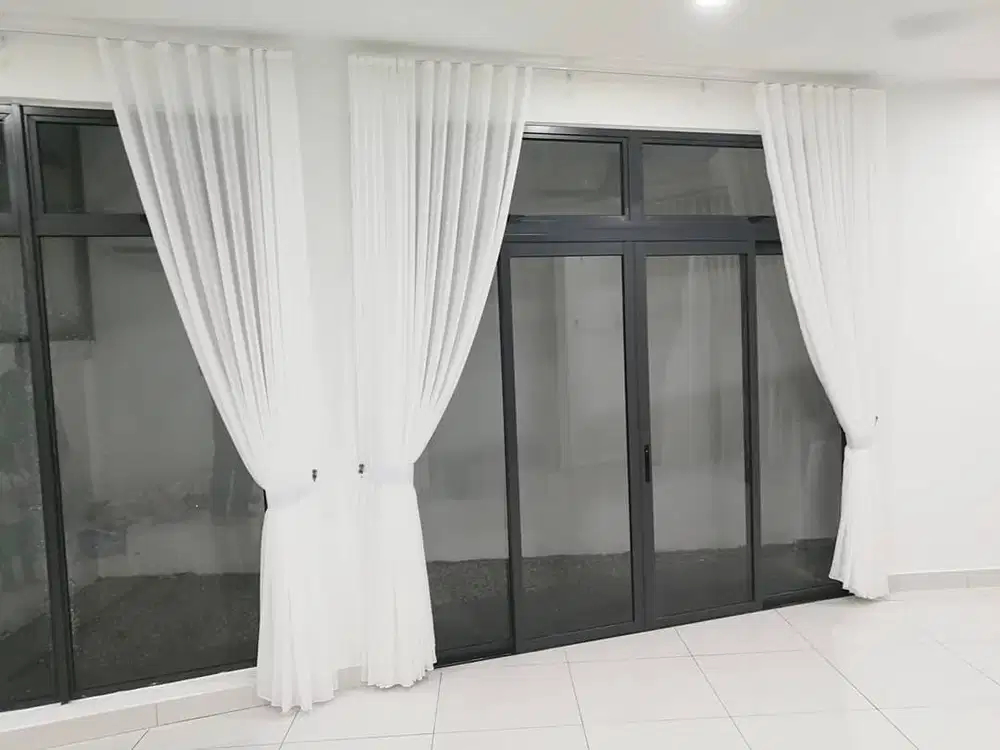 Pasang Tirai Gorden Jendela Gordyn Mewah Hordeng Terbaru Murah