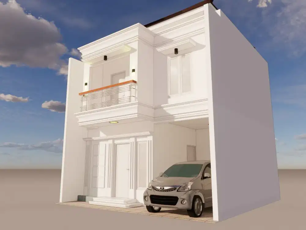 Rumah Inden 4 Unit Dekat Kopassus Cijantung Jakarta Timur