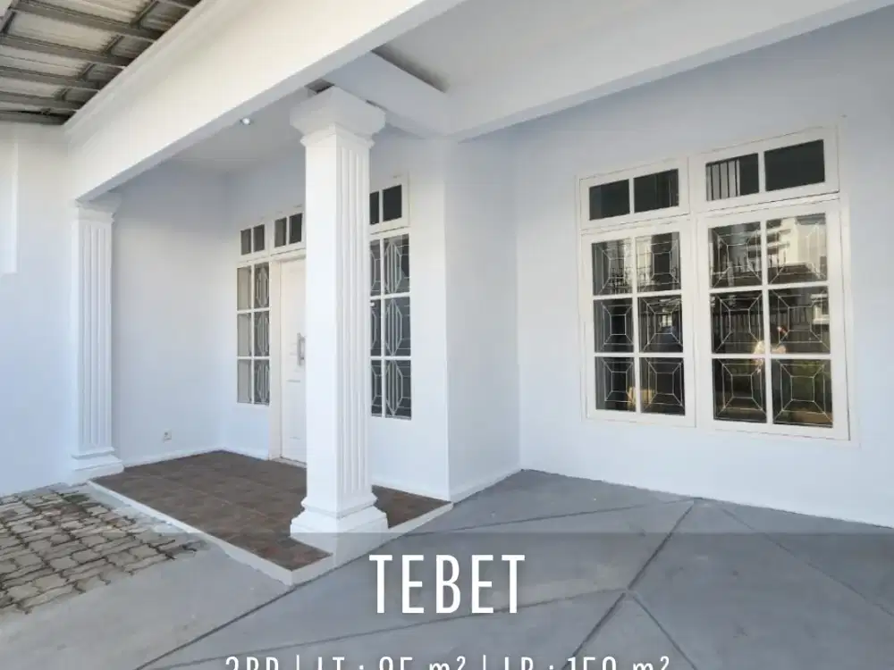 Rumah Baru Tebet 2 Lantai Lokasi Sangat Strategis Harga Nego Siap Huni