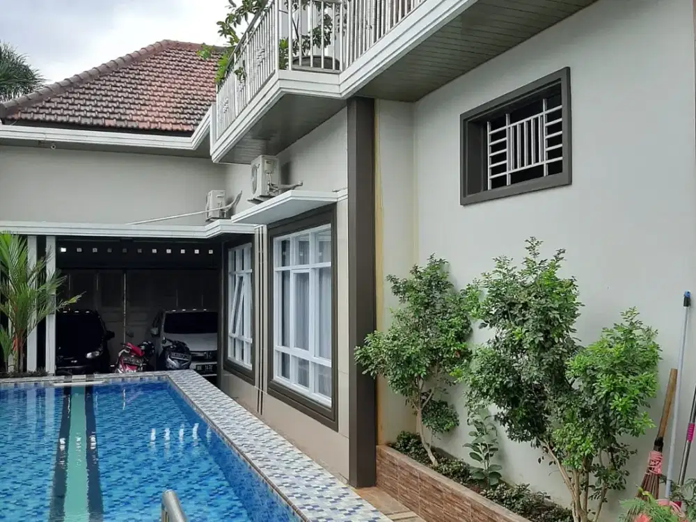 rumah mewah di waykandis bandar lampung